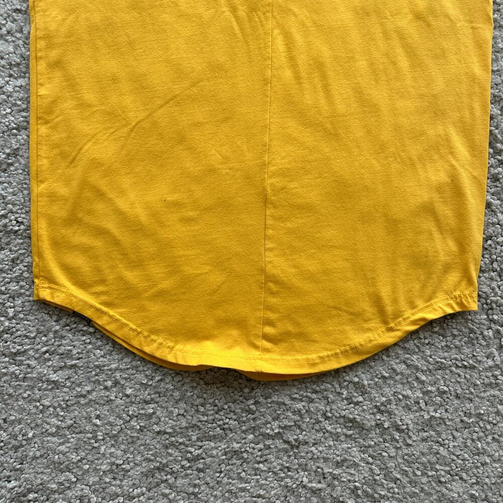 YoungLA Men's Short Sleeve Tee in Mustard Yellow - Picture 8 of 8